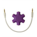 3.5mm Earphone Audio Splitter 1 Male To 1 2 3 4 5 Female Cable 5 Way Port Aux Music Sound Output Cables Stereo Headset Extension.