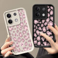 Pink Leopard Pattern Soft TPU Case For Xiaomi Redmi Note 13 14 Pro 5G 14 13 4G 13C 14T 13T Poco X7 X6 X5 F6 M6 Pro Phone Cover.