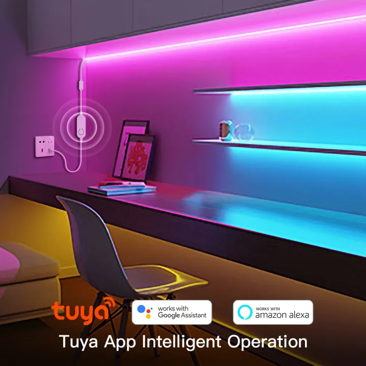 USB%205V%20TUYA%20Smart%20WiFi%20RGB%20LED%20Strip%20Controller%20WIFI%20LED%20Strip%20Dimmer%204pin%20Smartlife%20APP%205050SMD%202835SMD%20Work%20with%20Alexa%20%20-%20Image%204