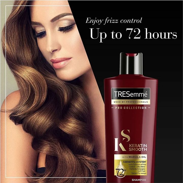 Tresemme%20Keratin%20Smooth%20Shampoo%20with%20Marula%20Oil%20for%20Soft%20&%20Shiny%20Hair%20400ml%20-%20Image%205