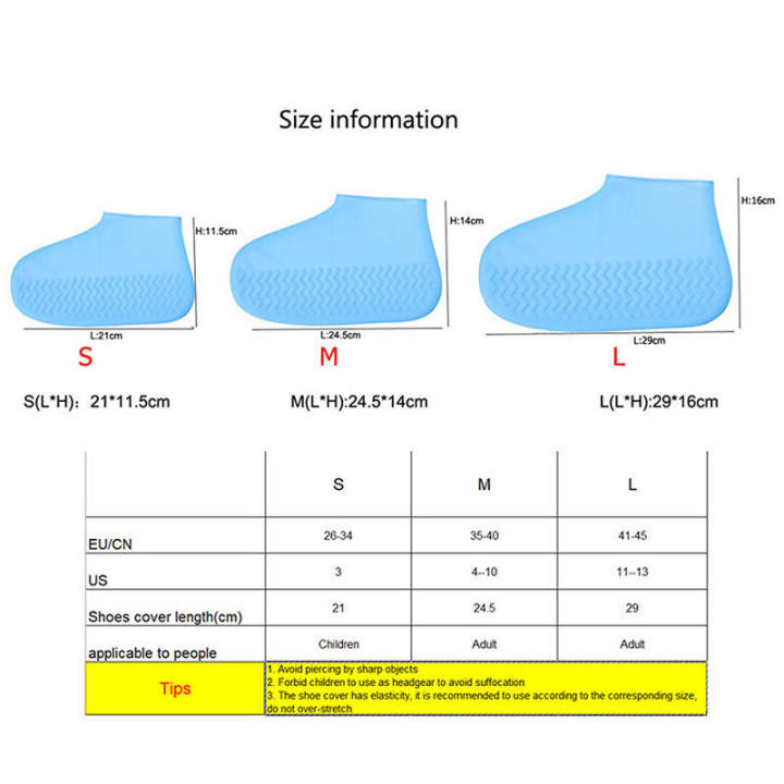 2pcs%20Waterproof%20Non-slip%20Silicone%20Shoe%20High%20Elastic%20Wear-resistant%20Unisex%20Rain%20Boots%20for%20Outdoor%20Rainy%20Day%20Reusable%20Shoe%20Cover%20-%20Image%206