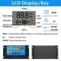 100W 12V Protable Solar Panel Kit With 60A Solar Charge Controller 2 USB Ports Outdoor Protable Moblie Phone Charger Outdoor.