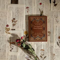 60 pcs Retro traces book page material paper series tore up old book pages Text plants old Newspaper decorative material paper. 