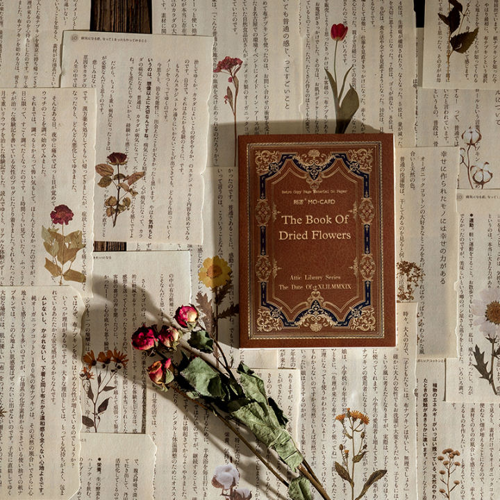 60%20pcs%20Retro%20traces%20book%20page%20material%20paper%20series%20tore%20up%20old%20book%20pages%20Text%20plants%20old%20Newspaper%20decorative%20material%20paper%20-%20Image%202