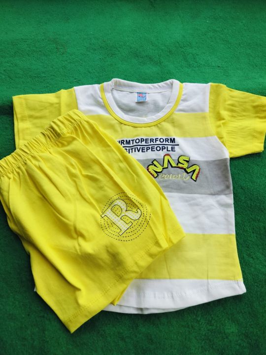 Baby Boy T-Shirt and Pant Set (0–5 Years) – Stylish & Comfortable Outfit