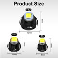 10pcs T3 LED 3030 SMD Led Bulb T4.2 T4.7 Indicator Light Bulb Car Dashboard Warning Indicator Light Instrument Lamp Auto Lamp. 