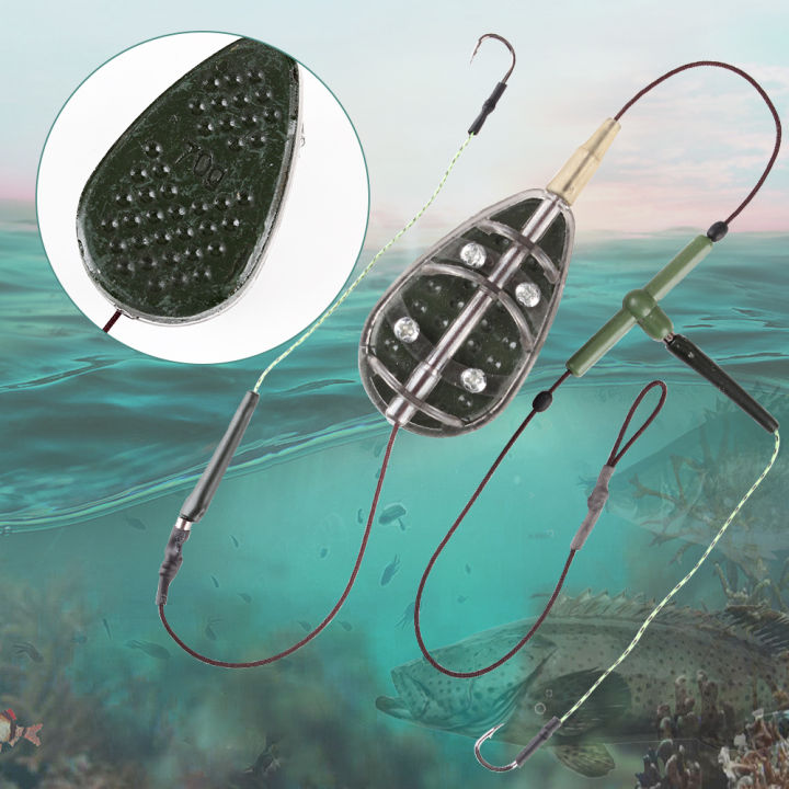 FISH%20KING%2030g-100g%20High%20Carbon%20Steel%20Metal%20Feeder%20Hook%20Carp%20Fishing%20Bait%20Cage%20Line%20Group%20Artificial%20Lure%20Accessories%20-%20Image%203