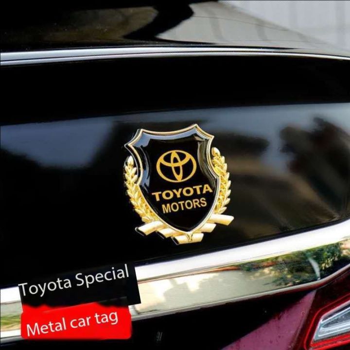 Alloy Car Logo Emblem Sticker for Toyota