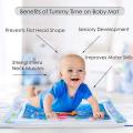 Water Play Mat Kids Toys Inflatable Tummy Time Leakproof Water Play Mat Waterbed Baby for Crawling Kids Baby Mats for Floor Mat for Babies. 