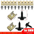 20pcs Hex Head Tapping Socket Bolt Screw Clips With Speed Fastener Engine Shield For Under Tray Splash Guard For BMW. 