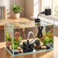 USB DC5V 4.8W Ultra-quiet Mini Brushless Water Pump Waterproof Submersible Fountain Aquarium Circulating 300L/H Lift 300cm. 