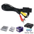 Audio Video Cable 1.8M For Nintendo 64 AV Cable to RCA Super Nintend GameCube N64 SNES Game Cube Accessory. 