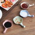 4PCS Mini Cute Sauce Dish Seasoning Dipping Bowl Tableware Decoration Soy Sauce BBQ Sushi Plate Kitchen Supplies.