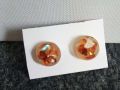Resin earring. 