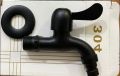 BIB COCK BLACK COLOUR STAINLESS STEEL. 