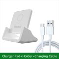 Wireless Charger Pad Stand Desktop Ultra-thin Mobile Phone Fast Charging Dock Station For iPhone 15 14 13 12 Samsung Xiaomi. 