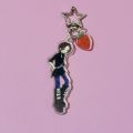 Anime Komatsu Nana Oosaki Nana Cosplay Keychain Cute Acrylic Strawberry Keyrings Backpack Pendant Decoration Set. 