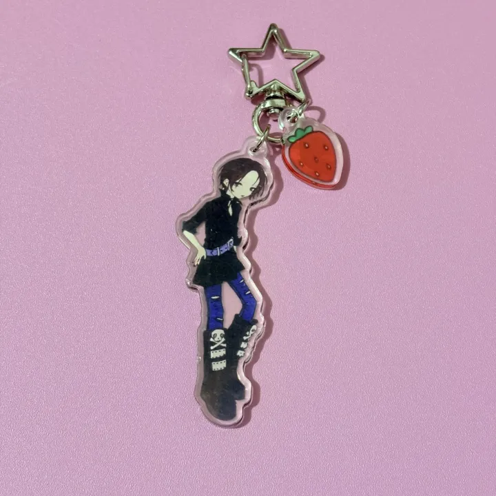 Anime%20Komatsu%20Nana%20Oosaki%20Nana%20Cosplay%20Keychain%20Cute%20Acrylic%20Strawberry%20Keyrings%20Backpack%20Pendant%20Decoration%20Set%20-%20Image%205