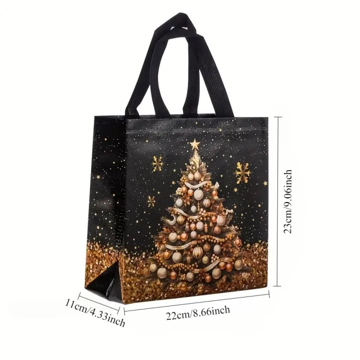 12/20pcs%20Festive%20Christmas%20%20Bags%20-%20Snowman,%20Tree%20&%20Stocking%20Design,%20Black%20&%20Golden%20with%20Handles,%20Christmas%20%20Bags%20-%20Image%206