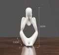 Set of 3 Thinker Statue, Abstract Thinker Statue, Modern Abstract Thinker Figurine Set for Home Office Decor Mini Sculptures for Living Room, Bookshelf, Desktop Decoration, Thinker Ornament. 