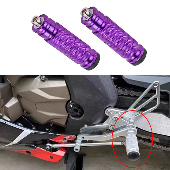 Pedal of the Rear Seat Motorcycle Rearset Footrests Foot Rest Pegs Foot Rests Motorbike Rear Footpegs Thread Rear Set Pedals