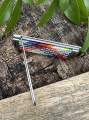 Mobile Phone Holder Back-Mounted Rainbow Belt Breathable Foldableing Portable Holder with Lanyard Ring Three-In-One Ring Holder.