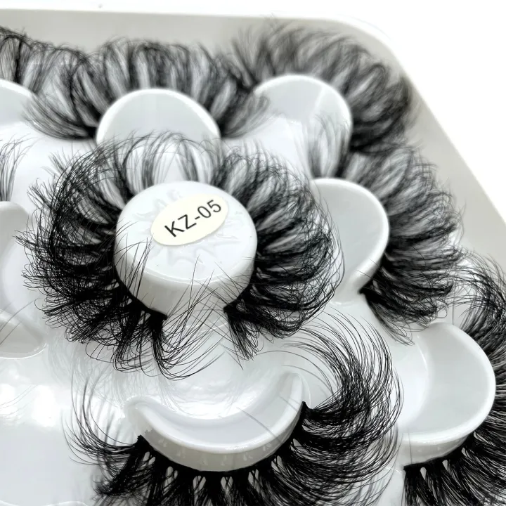 GROINNEYA%205%20Pairs%203D%20Mink%20Lashes%20Soft%20Dramatic%20Fluffy%203D%20Mink%20False%20Eyelashes%20Thick%20Wispy%20Natural%20Mink%20Lashes%20False%20Eyelashes%20-%20Image%203