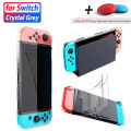 3 in 1 TPU Transparent Protective Case Compatible with Nintendo Switch Joypad Cover Shell Frame Protector NS Console Accessories. 
