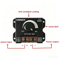DC12‑24V 8A/30A Rotary LED Dimmer Switch Adjustable Brightness Controller for Car RV Boat Single‑Color LED Strip Light.