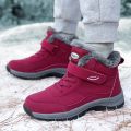 Snow Boots for Women Casual Winter Shoes Platform Non-slip Warm Fur Ankle Boots Plush Combat Outdoor Hiking Motorcycle Boots. 