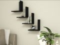L shaped Liven Wall Shleves (set of 4) wall decoration shelves floating cmshelves display rack home tier office decorater. 