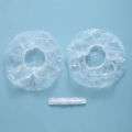 Women's Disposable Shower Cap, Plastic Waterproof Head Cover, Pink Spa Salon, Hotel Hair Dye, Elastic Hair Cap, 100 Pieces/set. 