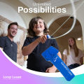Launcher Loop Fidget Toy,Rope launcher ZipString Handheld Adjustable Speed Luminous Rope Lasso Kid Adult Fun Game toys. 