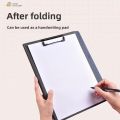 New A4 File Folder Clipboard Writing Pad Memo Clip Board Double Clips Organizer School Office Stationary. 