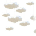 Artificial Cloud White Cotton Cloud Decoration Props Wedding Shop Birthday Party Photography Living Room DIY Hanging Decoration. 