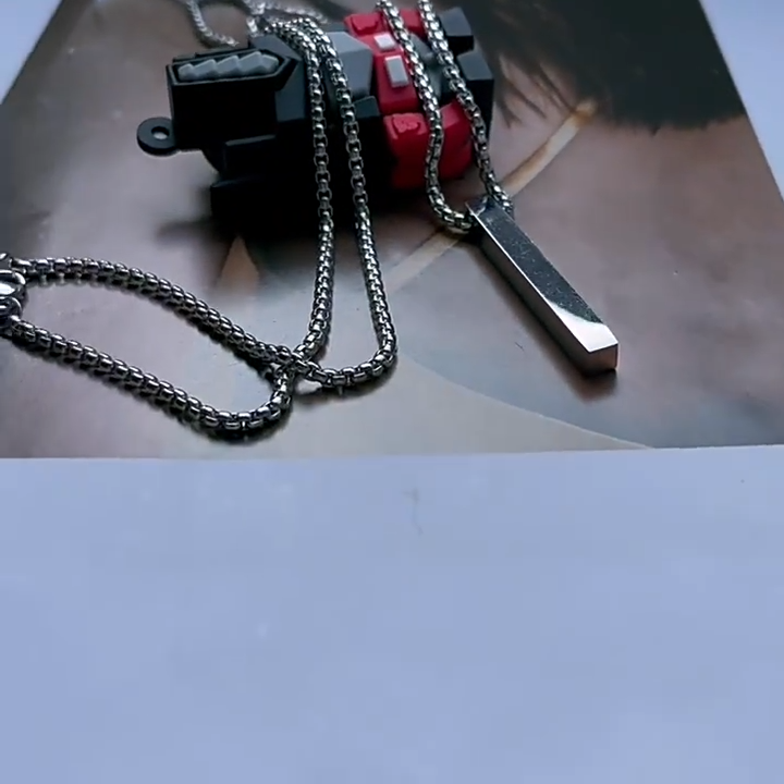 Stainless Steel Chain Necklace for Men Boys Pendant Chain Fashion Jewelry 70cm Casual Necklace