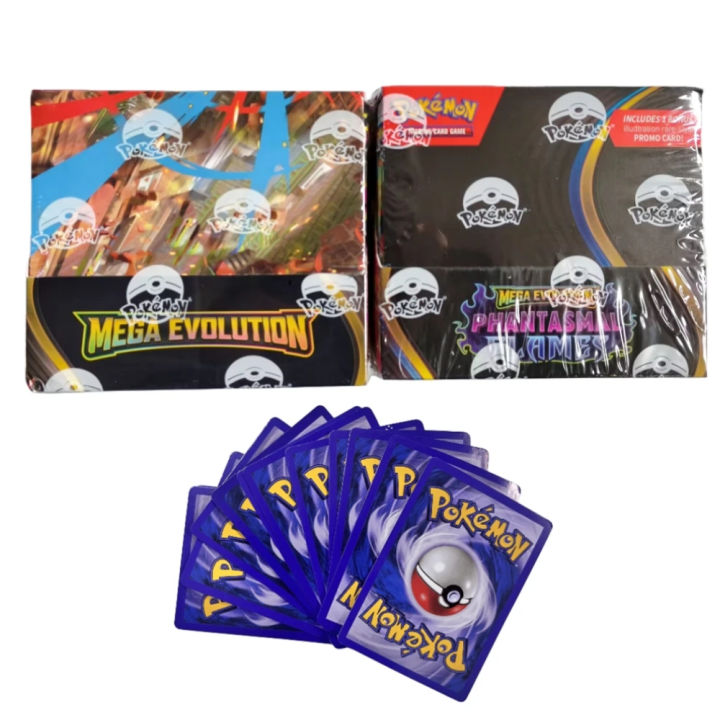 MEGA%20EVOLUTION%20SCARLET&VIOLE%20360PCS/Set%20Pokemon%20Card%20151%20Prismatic%20Evolutions%20Black%20Bolt%20English%20Booster%20Battle%20Transaction%20Card%20-%20Image%203