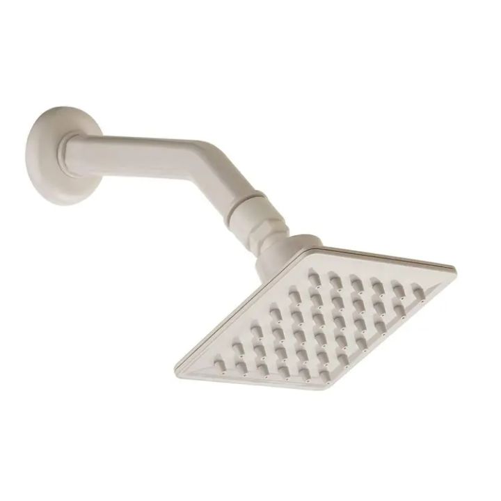 Plastic Bathroom Shower Head with Arm Square (4x4 Inch) and in Circle Shape Original High Quality in Very Cheap Price