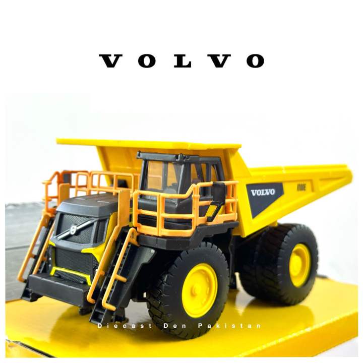 Volvo R100e Model Volvo R100E Rigid Construction Hauler 1/60 Scale (7 in) Diecast Model ...