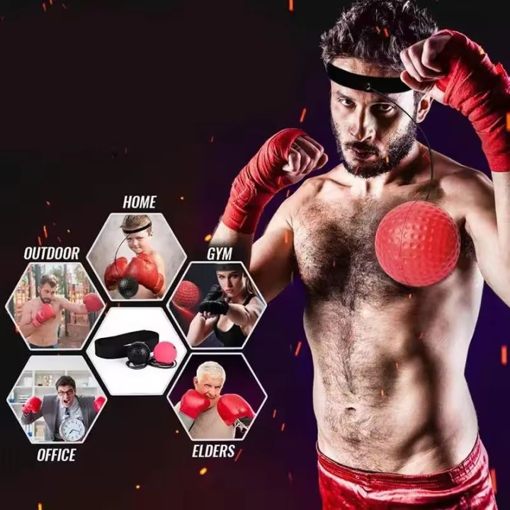 Elastic%20Headband%20And%20Black%20Light%20Ball%20Headband%20Style%20Boxing%20Speed%20Ball%20For%20Adult%20Children's%20Sports%20Rebound%20Reaction%20Balls%20-%20Image%203