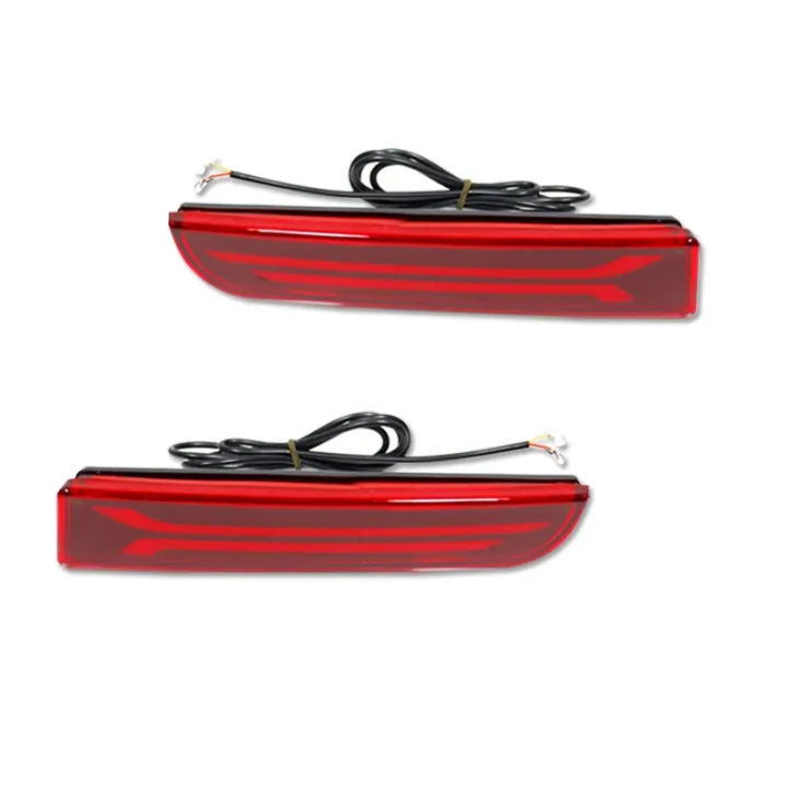 2pcs%20For%20Mitsubishi%20Lancer%20Evo%20X%20Outlander%20Red%20Rear%20Bumper%20Reflector%20Lights%20,Tail/Brake%20Rear%20Fog%20Lamps%20and%20Turn%20Signal%20Light%20-%20Image%208