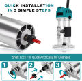 New Electric Wood Trim Router, Wood Milling and Engraving Trimmer Machine for Woodworking with 800W High-Speed Motor. 