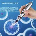 electric pen massager body head massage merdian energy pen Smart Massager Pen, Acupuncture Pulse Meridian Massage Pen, Trigger Point Massager, Pain Relief Therapy Back Neck Face Beauty Roller, 3 Heads Meridian Pen, Electro Acupuncture Muscle Device. 