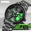 SKMEI 1787 Rotation Wheel Stainless Steel Watch for Men. 