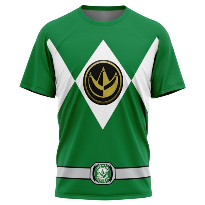 New%20Power%20Rangers%20Dinosaur%20Totem%20Nostalgic%20T-shirt%20for%20Sports%20and%20Fitness,%20Loose%20Large%20Size,%20Adult%20and%20Children's%20Short%20Sleeves%20-%20Image%205