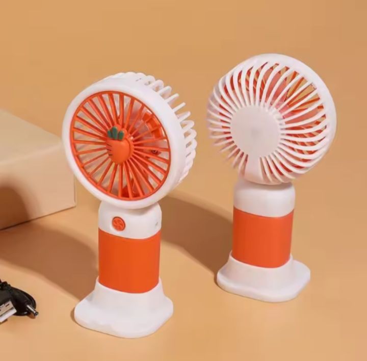 Handheld Small Fan Mini USB Rechargeable Electric Fan Strapping Rope Multifunctional