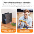 Aux Audio Adapter Bluetooth 5.4 Transmitter Receiver 2 IN 1 Support TF Card Wireless Adapter 3.5MM AUX For Car TV PC Speaker. 