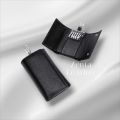 Zenia Leather, Key Ring Holder Folding Key Ring For Bikers , Key Ring For Lockers Wallet For Men Cow Leather Money Bag.