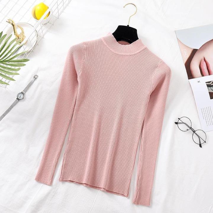 ZOKI%20Autumn%20Women%20Pullover%20Sweater%20Fashion%20Half%20Turtleneck%20Knitted%20Female%20Jumper%20Long%20Sleeve%20Winter%20Black%20Soft%20Elastic%20Blouse%20-%20Image%207