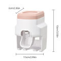 1pc Automatic Toothpaste Dispenser Creative Wall Mount and Small Toothbrush Holder Squeezer for Family Shower Bathroom.